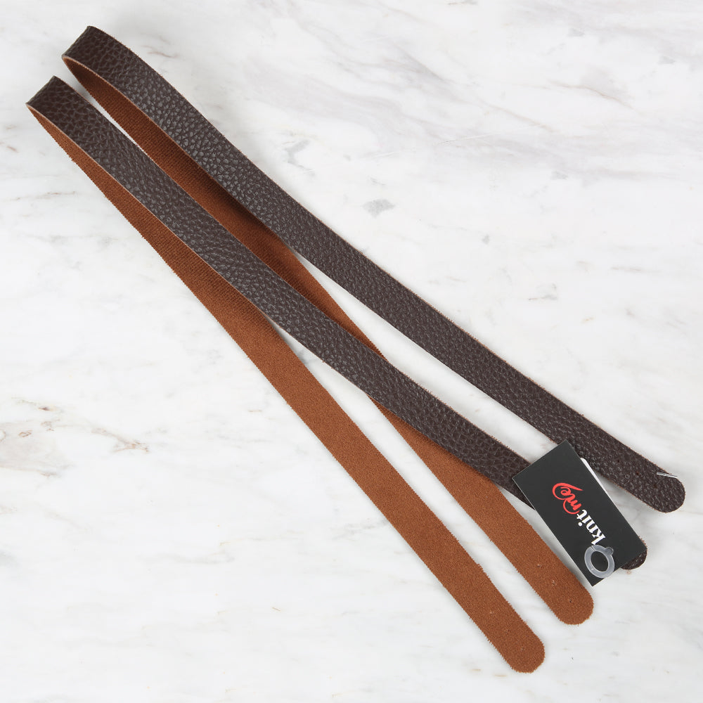 Knitme Spor Dikiş Çanta Askısı 70x1.7 cm (Çift) Kahverengi BA-0074